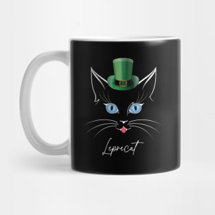 St Patricks Day Leprecat - Leprechaun Cat Mug